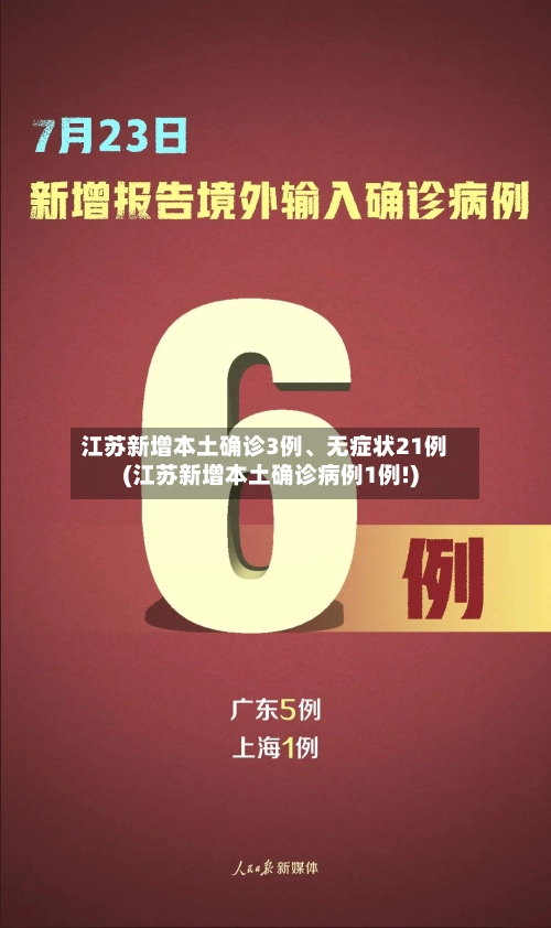 江苏新增本土确诊3例、无症状21例(江苏新增本土确诊病例1例!)-第3张图片