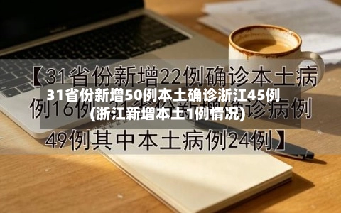 31省份新增50例本土确诊浙江45例(浙江新增本土1例情况)-第3张图片