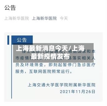上海最新消息今天/上海最新疫情发布-第2张图片