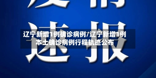 辽宁新增1例确诊病例/辽宁新增1例本土确诊病例行程轨迹公布