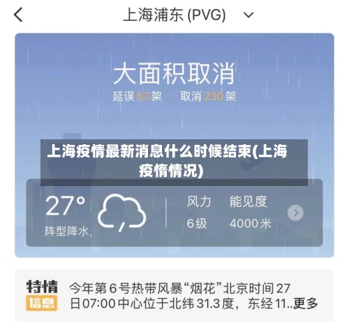 上海疫情最新消息什么时候结束(上海疫惰情况)-第2张图片