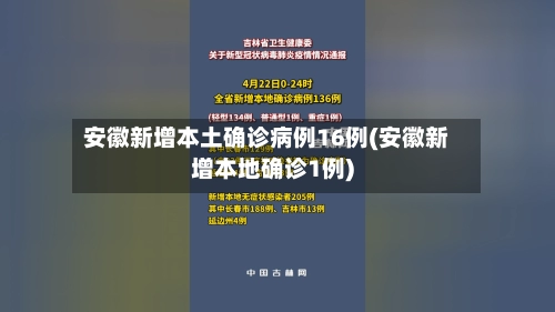 安徽新增本土确诊病例16例(安徽新增本地确诊1例)