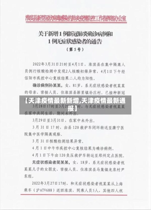 【天津疫情最新新增,天津疫情最新通报】-第2张图片