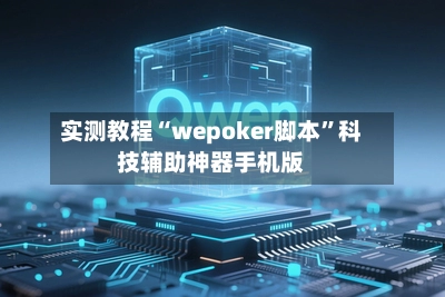 实测教程“wepoker脚本	”科技辅助神器手机版-第2张图片