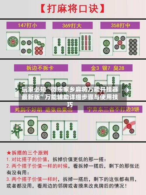 玩家必知“微乐家乡麻将万能开挂器最新版”万能辅助详细步骤与使用技巧-第3张图片