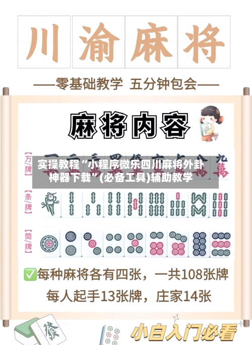 实操教程“小程序微乐四川麻将外卦神器下载”(必备工具)辅助教学-第2张图片