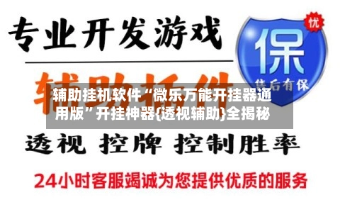 辅助挂机软件“微乐万能开挂器通用版”开挂神器{透视辅助}全揭秘-第3张图片