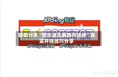辅助分享“微乐湖北麻将开挂神”真实开挂技巧分享-第2张图片