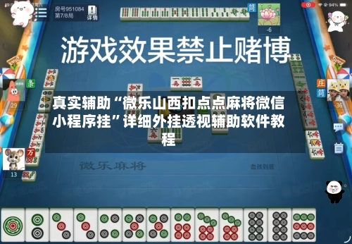 真实辅助“微乐山西扣点点麻将微信小程序挂”详细外挂透视辅助软件教程-第3张图片