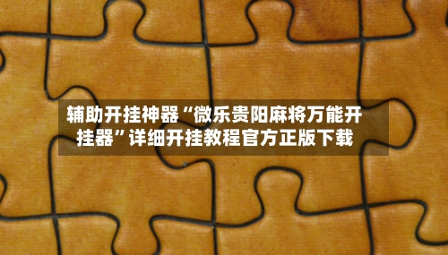 辅助开挂神器“微乐贵阳麻将万能开挂器	”详细开挂教程官方正版下载-第2张图片