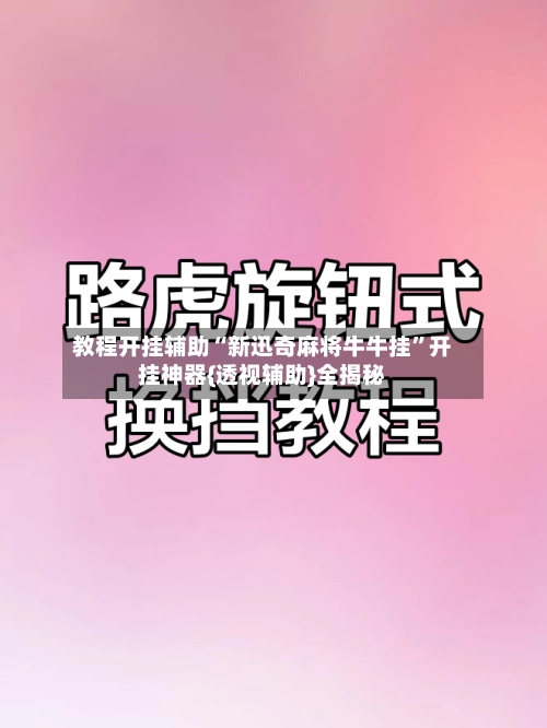 教程开挂辅助“新迅奇麻将牛牛挂”开挂神器{透视辅助}全揭秘-第3张图片