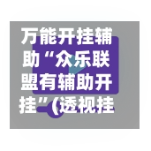 万能开挂辅助“众乐联盟有辅助开挂”(透视挂)辅助下载教程-第3张图片