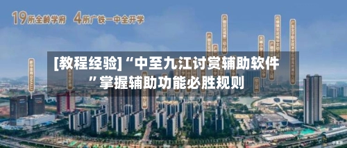 [教程经验]“中至九江讨赏辅助软件”掌握辅助功能必胜规则-第3张图片