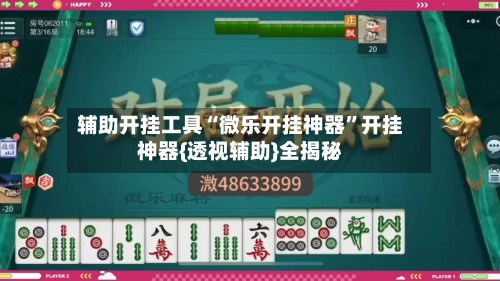 辅助开挂工具“微乐开挂神器”开挂神器{透视辅助}全揭秘-第2张图片