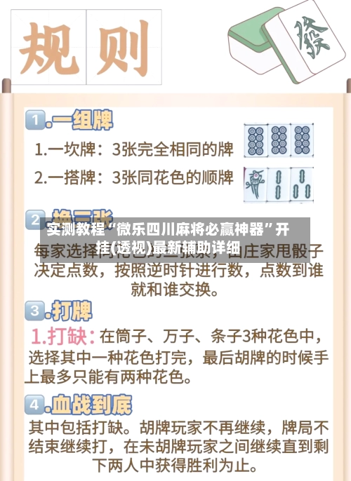 实测教程“微乐四川麻将必赢神器”开挂(透视)最新辅助详细-第3张图片