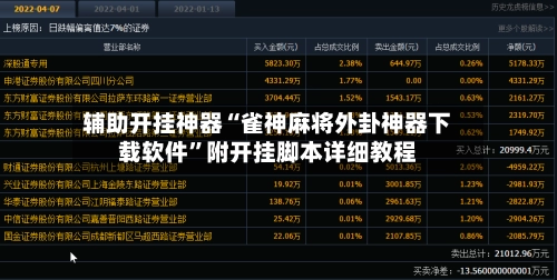 辅助开挂神器“雀神麻将外卦神器下载软件	”附开挂脚本详细教程-第2张图片