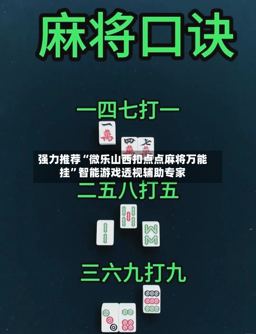 强力推荐“微乐山西扣点点麻将万能挂”智能游戏透视辅助专家-第3张图片