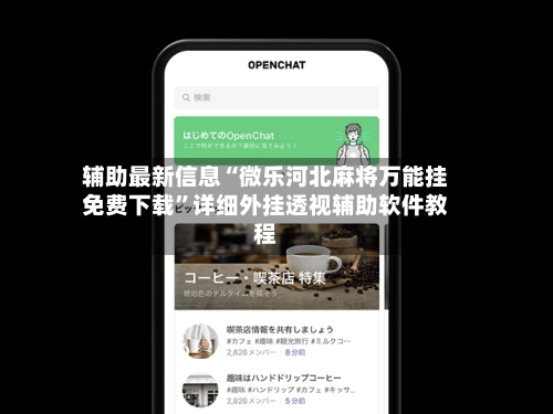 辅助最新信息“微乐河北麻将万能挂免费下载”详细外挂透视辅助软件教程