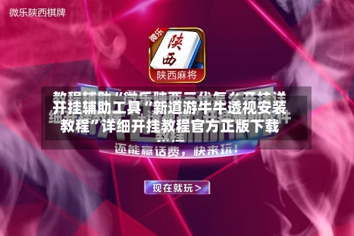 开挂辅助工具“新道游牛牛透视安装教程”详细开挂教程官方正版下载