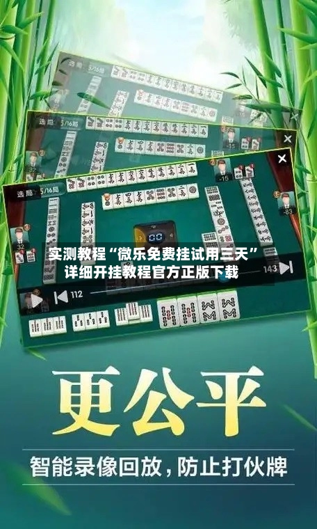 实测教程“微乐免费挂试用三天”详细开挂教程官方正版下载-第2张图片
