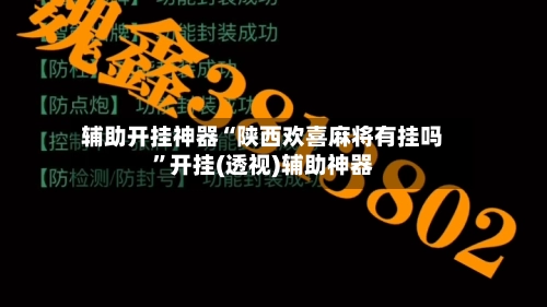 辅助开挂神器“陕西欢喜麻将有挂吗	”开挂(透视)辅助神器-第3张图片