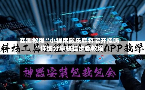 实测教程“小程序微乐麻将能开挂吗”详细分享装挂步骤教程-第3张图片