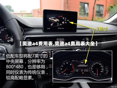 【奥迪a4费用表,奥迪a4费用表大全】-第3张图片