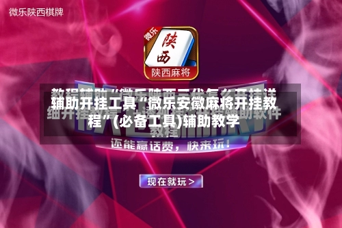 辅助开挂工具“微乐安徽麻将开挂教程”(必备工具)辅助教学