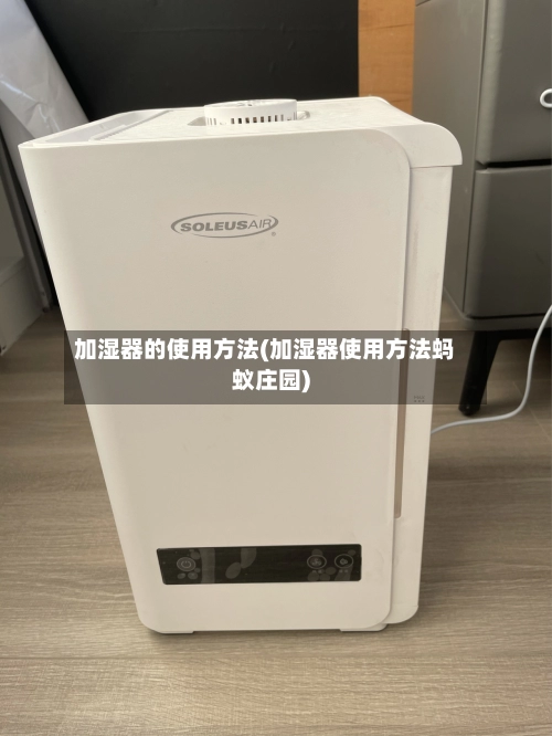 加湿器的使用方法(加湿器使用方法蚂蚁庄园)-第2张图片