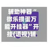 辅助神器“微乐掼蛋万能开挂器”开挂(透视)辅助神器