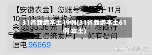31省新增本土19例(31省新增本土61例 本土)-第2张图片