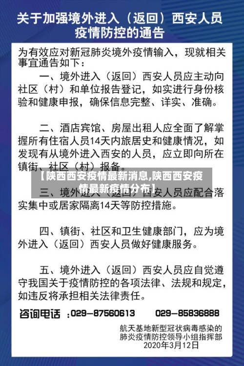 【陕西西安疫情最新消息,陕西西安疫情最新疫情分布】