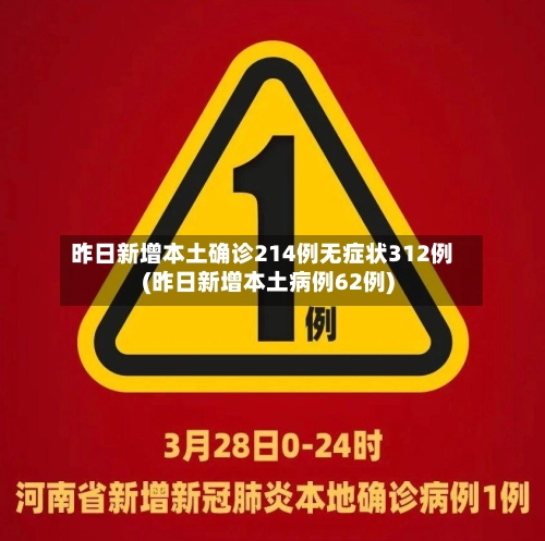昨日新增本土确诊214例无症状312例(昨日新增本土病例62例)-第2张图片