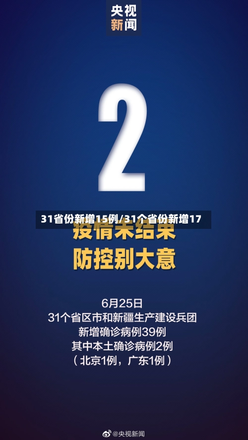 31省份新增15例/31个省份新增17-第2张图片