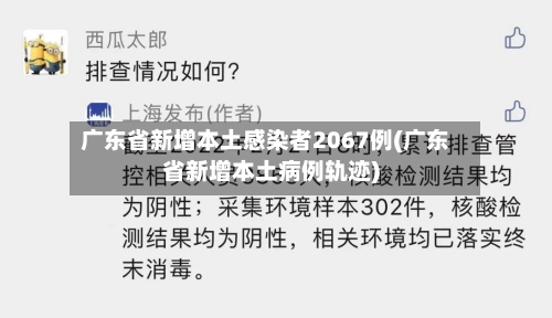 广东省新增本土感染者2067例(广东省新增本土病例轨迹)-第3张图片