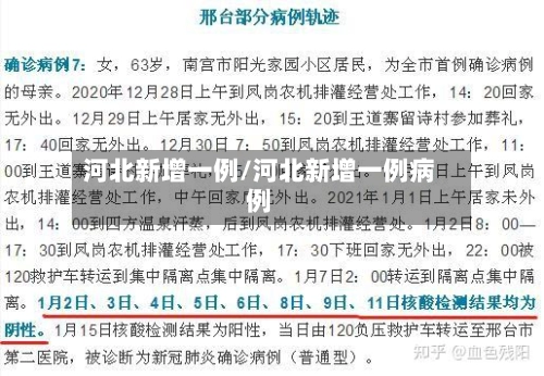 河北新增一例/河北新增一例病例-第3张图片