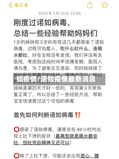 如疫情/诺如疫情最新消息-第2张图片